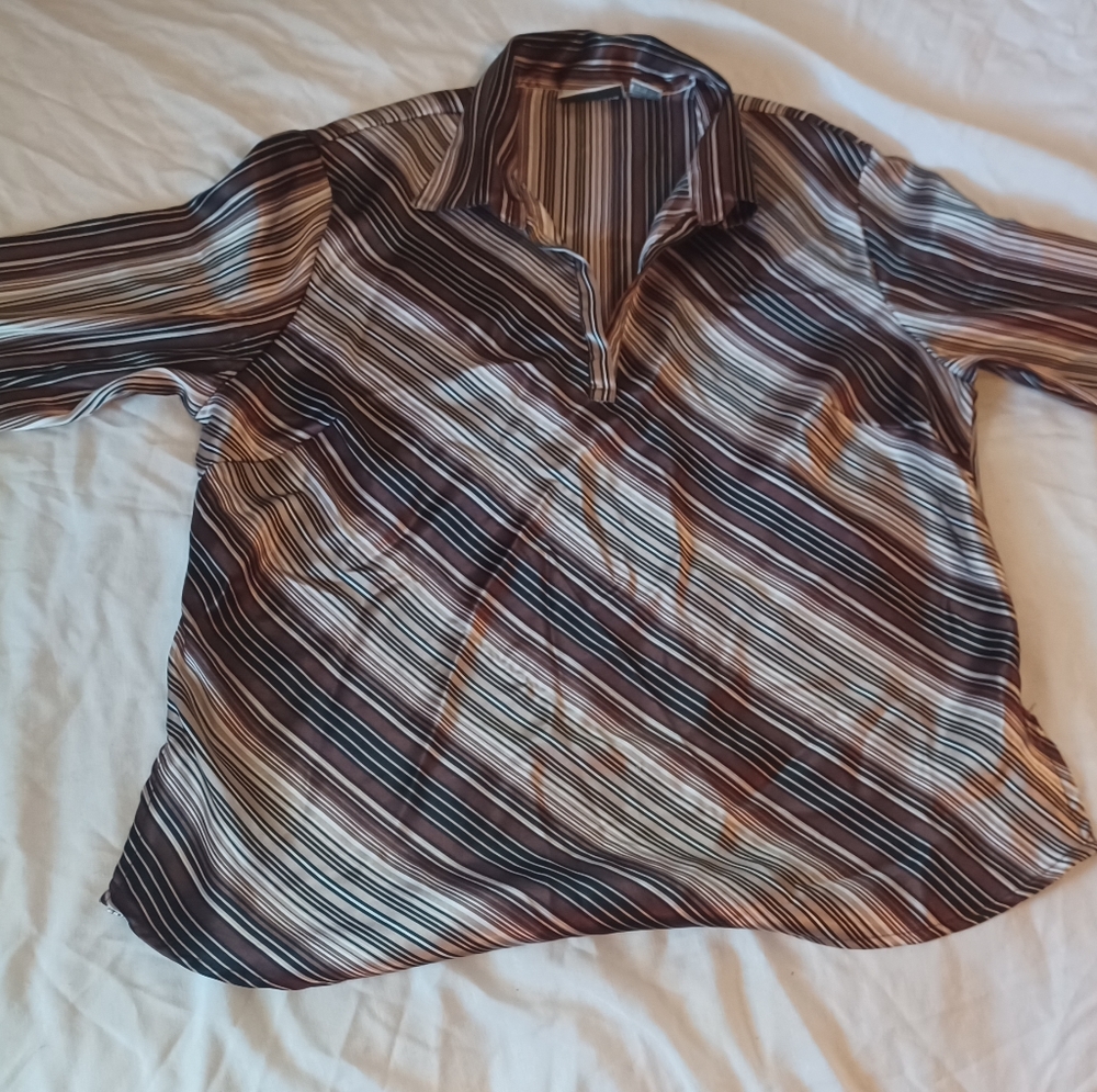 Brown Blouse XL